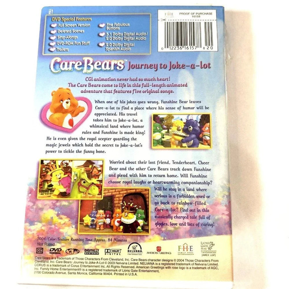 Care Bears Journey to Joke-a-Lot (DVD) - Picture 2 of 4